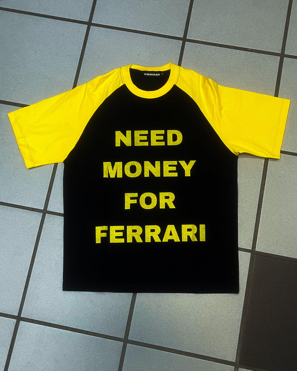 NEED MONEY FOR FERRARI SHIRT