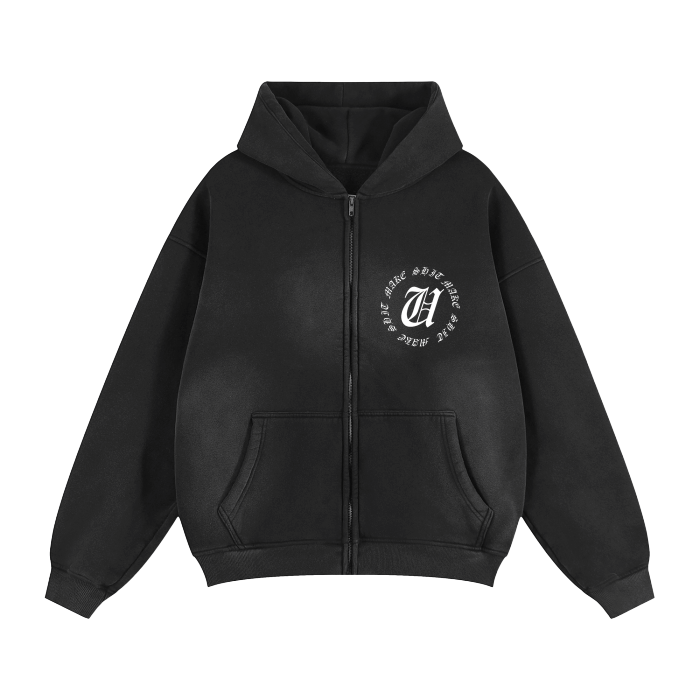 ARCHIVE DOUBLE ZIP UP HOODIE