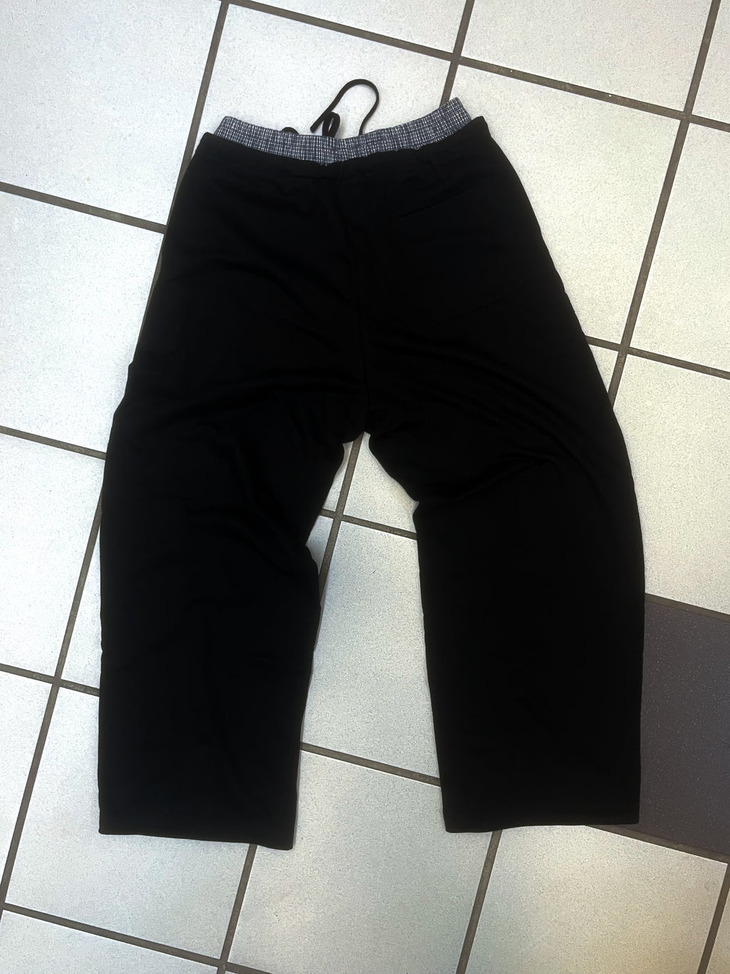 DOUBLE WAIST BOXER SWEATPANTS